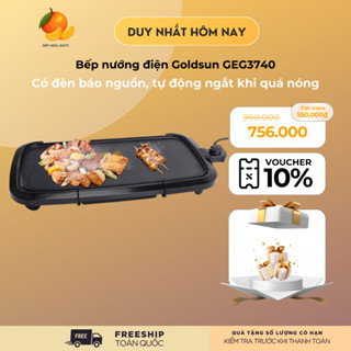 Bếp nướng điện Goldsun GEG3740 năng suất 1800W nướng chín nhanh BH 12 tháng