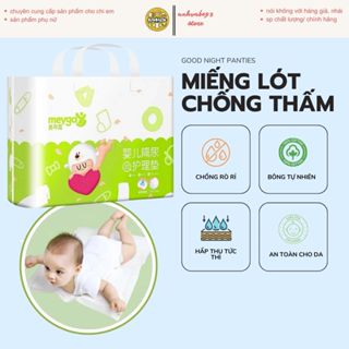 [MEYGA] Miếng Lót Chống Thấm MEYGA Dùng 1 Lần Thay Tã Bỉm Cho Bé & Mẹ Sau Sinh – Thấm Hút Tốt, Mặt Bông Mịn Mượt
