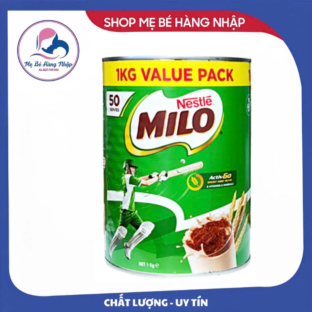 DATE 9/2026 Milo Úc Nestle Chính Hãng 1kg