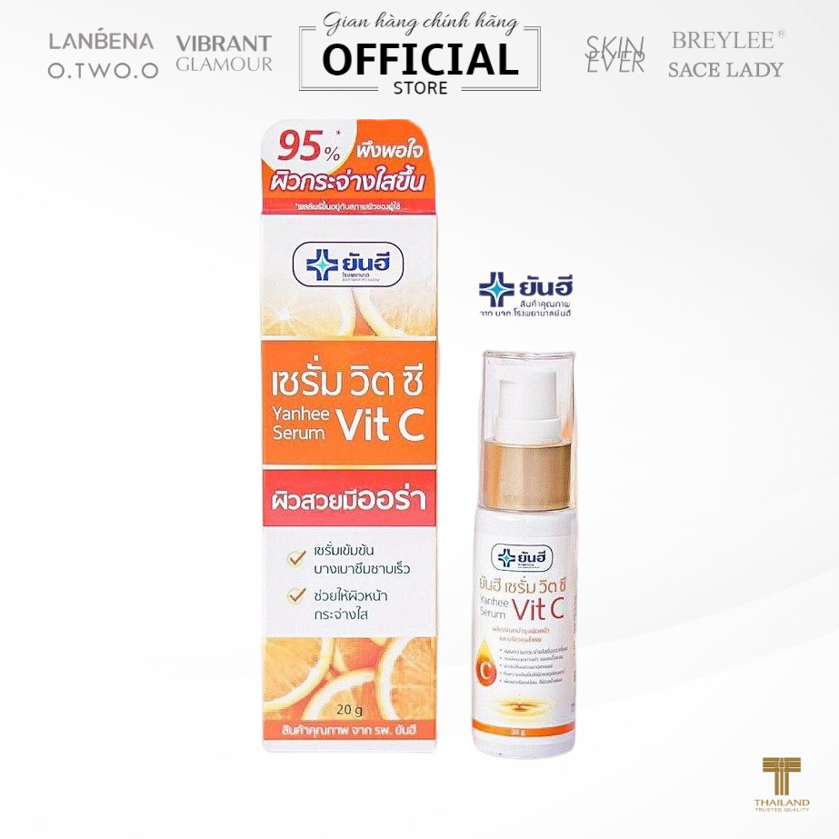 Serum Vit C Dưỡng Trắng Da 20g - Thái Lan