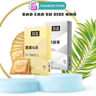 Bao cao su G Small size nhỏ 45mm Hộp 10 bcs