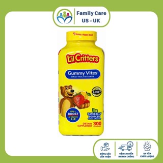 Kẹo gấu dẻo bổ sung Vitamin L’il Critters Gummy Vites Mỹ 300 viên
