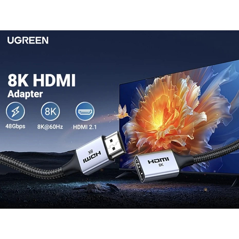 Cáp HDMI 8K nối dài UGREEN 40400 40447 40450 HD151 15518 HD165 (HD 2.1 8k@60Hz 4K@120Hz eARC | BigBuy360 - bigbuy360.vn