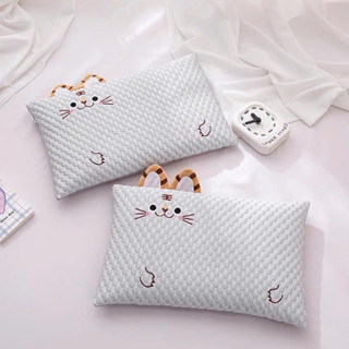 Gối trẻ em, gối cho bé băng lụa, mềm mịn, thoáng mát, thấm hút mồ hôi hàng đẹp
