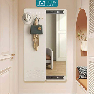 Gương treo tường thiết kế cánh trượt thông minh có thể treo đồ tiện ích thương hiệu TAMI - GP263