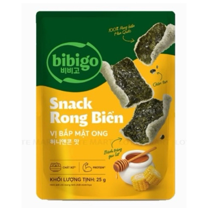 gói Snack rong biển bibigo