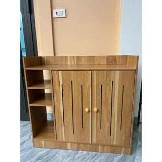 Tủ Giày gỗ thông minh hiện đại kệ giày kệ gỗ cao cấp chất liệu MDF chống nước 80x80x30cm A2929