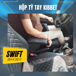 Hộp tỳ tay Suzuki Swift Kibbet - Bệ tì tay Swift không khoan vít loại 1490 - thiết kế chuẩn theo xe - Không dùng cho i10
