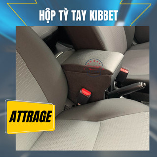 Hộp tỳ tay Attrage Kibbet – Bệ tì tay không khoan vít loại 1490 - Tì tay thiết kế chuẩn theo xe, không cho Fadil Xpander