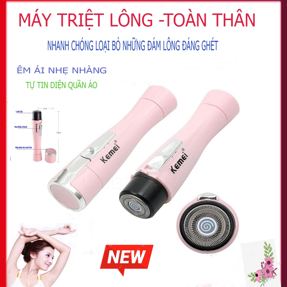 Máy Cạo Lông, Cạo Lông Keimei. Sử dụng để cạo lông toàn thân, hiệu quả, không đau, an toàn, MUA NGAY