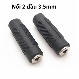 Jack nối 2 đầu audio 3.5mm cái, đầu nối 2 đầu 3.5mm aux 3.5 to 3.5, jack 2 đầu 3.5 nối dài cáp dây loa âm thanh tai nghe