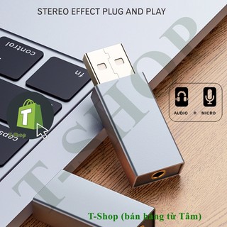 Cổng chuyển đổi USB sang Audio và Mic