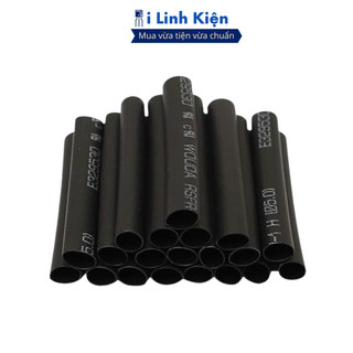  Gen co nhiệt  ống cách điện màu đen phi bọc pin 12mm-50mm chính hãng ILinhkien 
