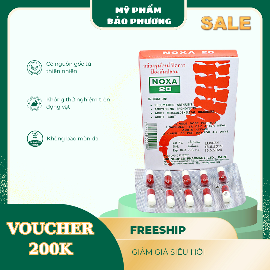 Viên Uống Xương khớp Noxa Thái Lan (1 vỉ 10 viên)