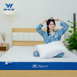 Nệm cao su thiên nhiên Việt Hàn Legend - Nâng Đỡ Vượt Trội, Thoáng Khí - Bảo Hành 15 Năm