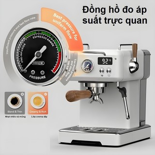 Máy pha cà phê Espresso chuyên nghiệp, thương hiệu Mỹ cao cấp HiBREW - H10 Plus