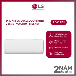 [Shopee - Lắp đặt 0Đ HN HCM] Điều hòa 2 chiều LG Inverter 9000BTU B10END1 - Shopee Giao toàn quốc+chỉ lắp HN & HCM