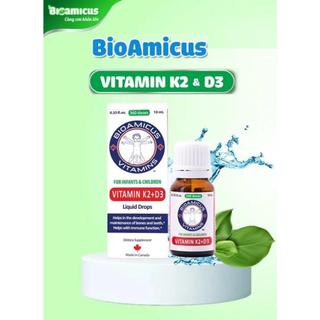 Bioamicus Vitamin D3K2 Mk7 - Giúp Bé Hấp Thu Canxi Tối Đa