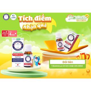 Bioamicus Vitamin D3K2 Mk7 - Giúp Bé Hấp Thu Canxi Tối Đa