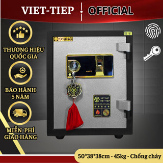   KHOÁ VÂN TAY_45Kg  Két sắt thương hiệu Cơ Khí Việt Tiệp Chống Cháy dùng cho Gia Đình Văn Phòng Nhà Hàng Khách Sạn 