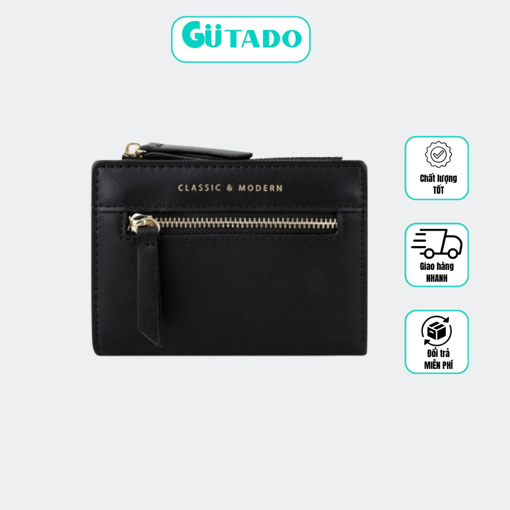 Ví Ngắn Nữ Mini Cầm Tay TAILIAN Nhỏ Gọn Dễ Thương Nhiều Ngăn Đựng Tiền Da Cực Đẹp TL85- GUTADO