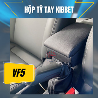 Hộp tỳ tay VF5 Kibbet loại 1490 liền khối - Bệ tỳ tay Vinfast VF5 -Tự lắp được -Không khoan vít -Trượt ngả ghế ko vướng