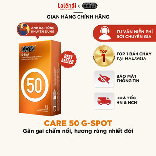  Bao cao su gân gai CARE 50 bcs hương nhiệt đới kéo dài thời gian hộp 12 bao hộp 3 bao Lalendi Store 