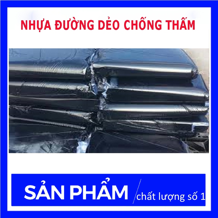 Nhựa đường chống thấm gốc Bitum, nhựa đường dẻo chống thấm (bịch 1kg)