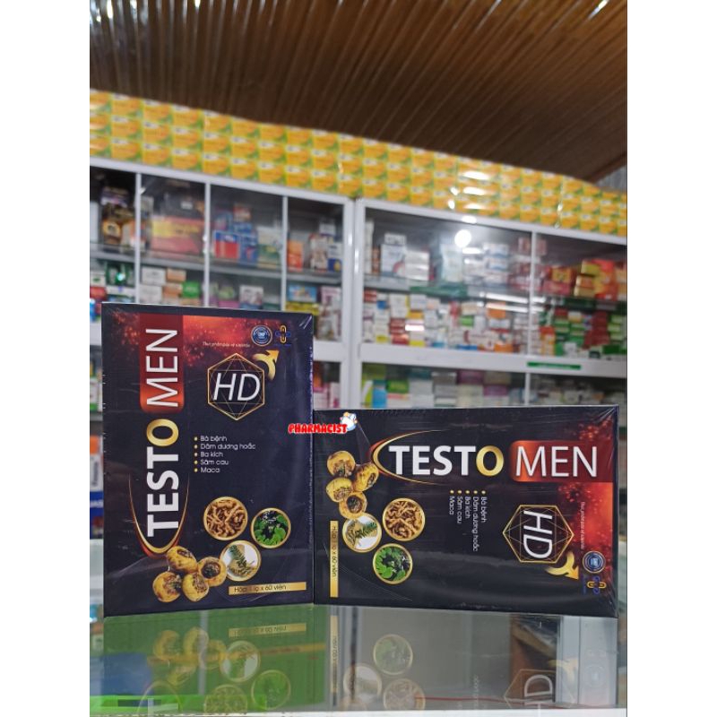 Bổ Thận Testo Men HD lọ 60 viên - Tăng cường sinh lý, giảm tiểu đêm cho nam giới