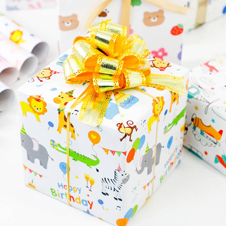 Giấy gói quà, trang trí đáng yêu (5 tờ)