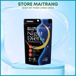 Trà đêm Night Diet Tea Orihiro Nhật Bản hỗ trợ giảm cân thanh lọc cơ thể