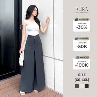 Quần tây nữ ống suông thiết kế giả váy cao cấp A13