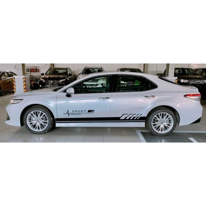 Tem Ô Tô 2 bên sườn Toyota CAMRY Cực Chất, Hàng 3 Lớp Chất Lượng Cao ,Team Decal