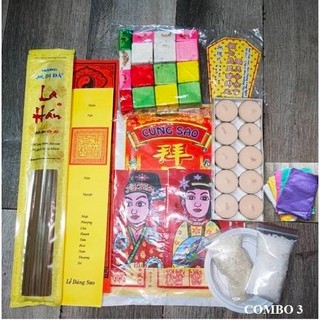 COMBO cúng sao CỬU DIỆU TINH QUÂN đầy đủ(Kế đô,Thái bạch,La hầu...)