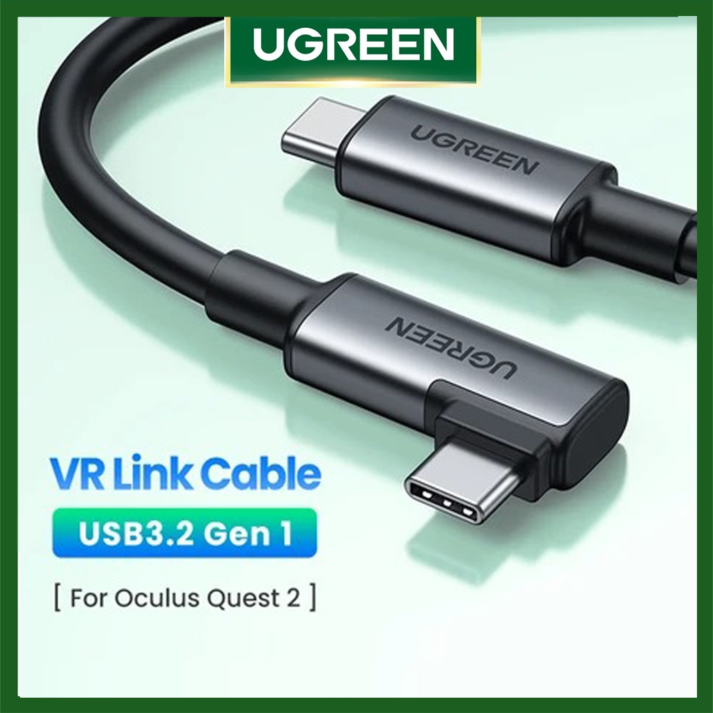 Cáp USB-C Sạc và Truyền dữ liệu Ugreen 90629 US551, Hỗ trợ VR Link cho Oculus Quest 2/Pico 4 và PC/Steam VR dài 5M