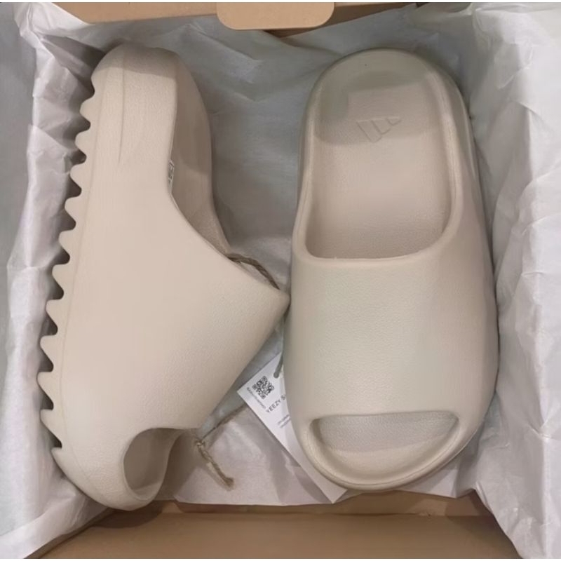 Dép bánh mì YZ Slide Vân nhám nam nữ cao cấp xịn ( Full Box )