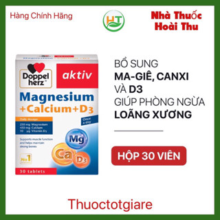 Doppelherz aktiv Magnesium Calcium D3 - Bổ sung Magie ,canxi ,D3 giúp phòng ngừa loãng xương