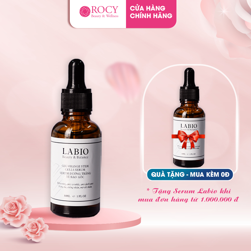 Serum Dưỡng Trắng Cấp Ẩm Tế Bào Gốc Labio Dưỡng Da Trắng Sáng Mờ Thâm Nám Duy Trì Độ Ẩm Giúp Da Mềm Mại Săn Chắc