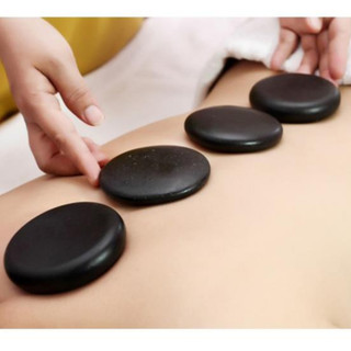 Đá Nóng SPA Massage Đá Núi Lửa size đá tròn 8x8cm - VASS BEAUTY & SPA