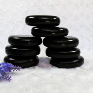Đá Nóng SPA Massage Đá Núi Lửa size đá tròn 8x8cm - VASS BEAUTY & SPA