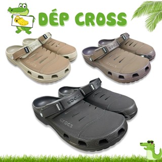 dep cross Dép Cross Yukon Mesa Clog nam nhiều màu dạng sục phối da đế chống trơn trợt - Hàng chính hãng - Sấu vui vẻ Off