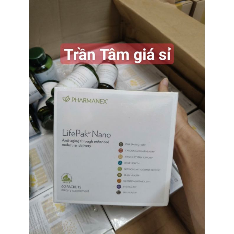 Lifepak Nano Nuskin mỹ, giúp bổ sung vitamin tổ hợp tăng cường trẻ hóa tế bào