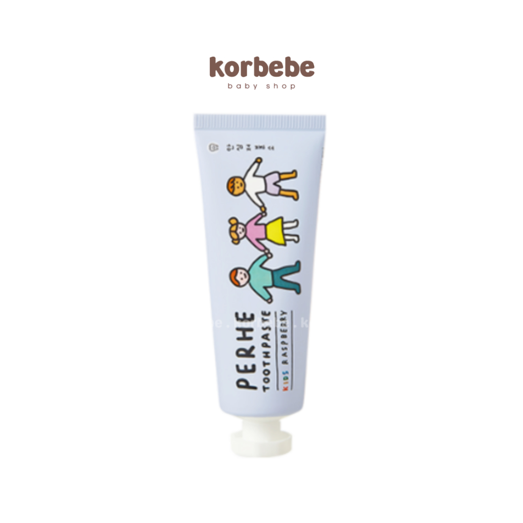 Kem đánh răng cho bé Perhe Toothpaste Hàn Quốc 80g