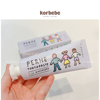 Kem đánh răng cho bé Perhe Toothpaste Hàn Quốc 80g