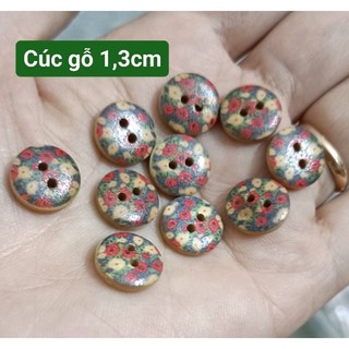 Cúc gỗ các loại bịch 10 cái