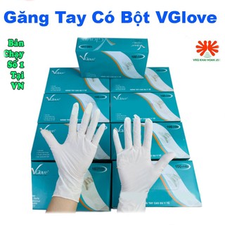 Găng Tay Y Tế Có Bột VGlove Hộp 50 Đôi