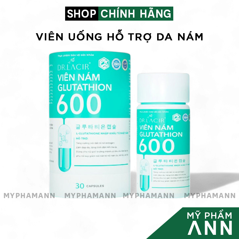 Viên uống trắng da Glutathione 600 Doctor Lacir chính hãng - Viên trắng da Dr Lacir