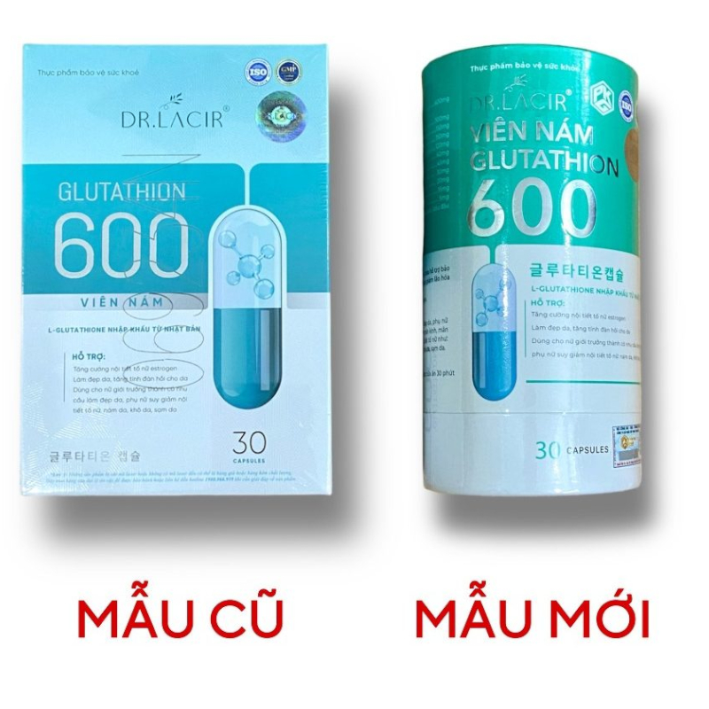Viên uống trắng da Glutathione 600 Doctor Lacir chính hãng - Viên trắng da Dr Lacir