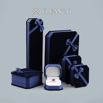 Hộp đựng quà tặng Eleanor Accessories đựng dây chuyền bông tai hộp phụ kiện trang sức thắt nơ 8443
