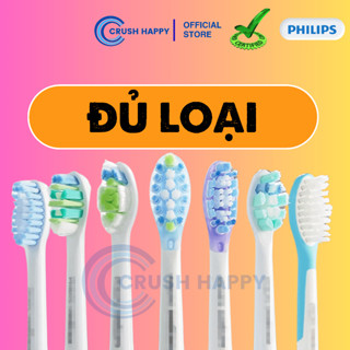  Đầu bàn chải đủ loại thay thế Philips Sonicare xuất mỹ C1,C2,C3,G2,G3,W2,W3,A3,For kids,S,i 